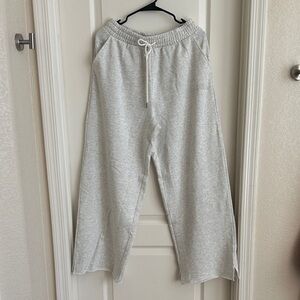PINK Victoria's Secret Gray Wide Leg Pants
